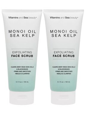 2- Vitamins and Sea Beauty Monoi Oil Sea Kelp Exfoliating Face Scrub - new